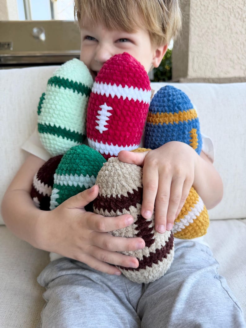 Mini Football Crochet Pattern Little Hands Football Crochet Pattern PDF Download - Etsy