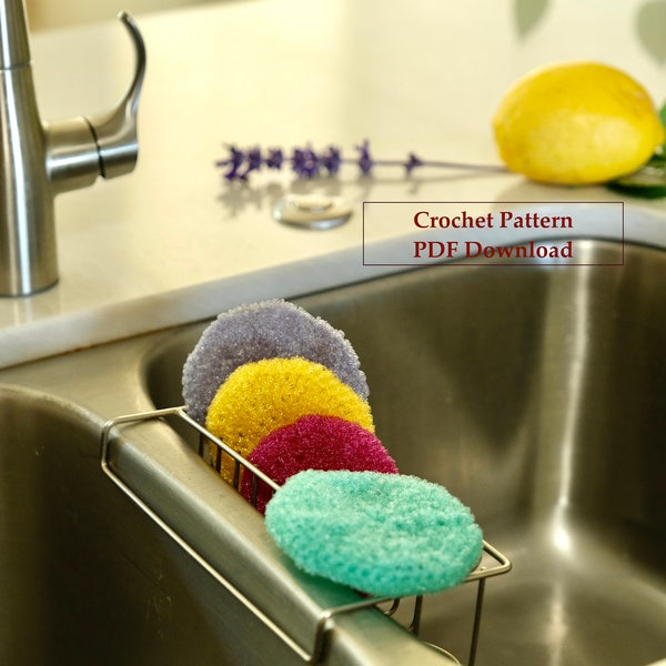 Kitchen Scrubby Scrubbie Scourer Crochet PDF Pattern