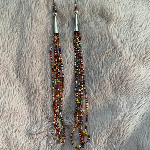 Rainbow Looped Earrings