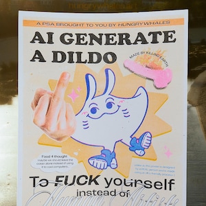 No AI Risograph Print