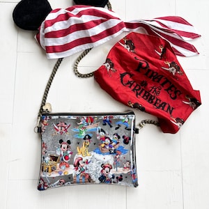 Borsa trasparente impermeabile/bagnata Pirate Mouse
