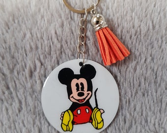 Mickey Keychain Etsy