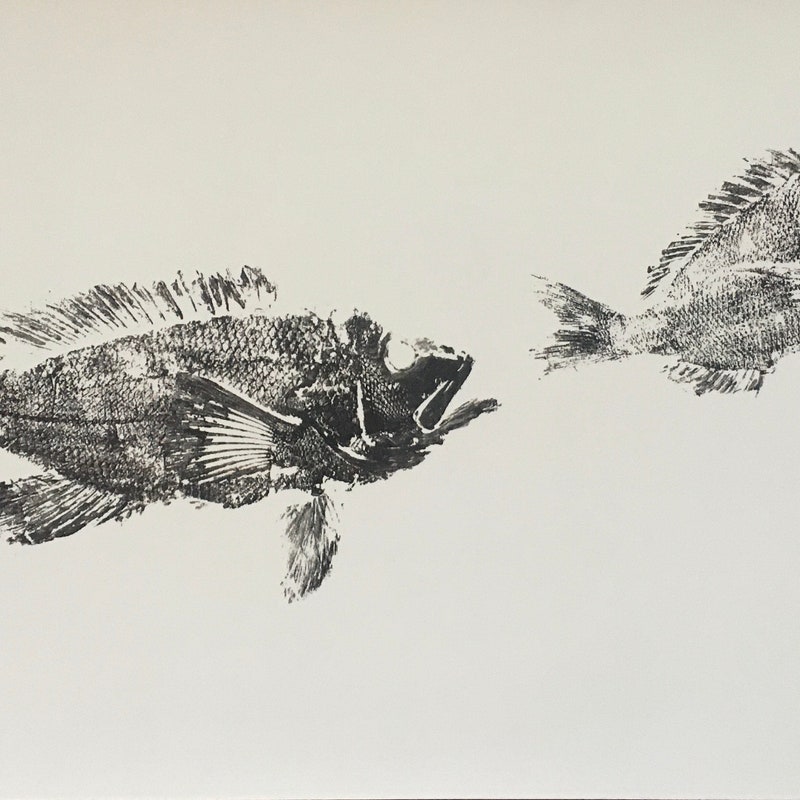 Gyotaku Fish Print - Etsy