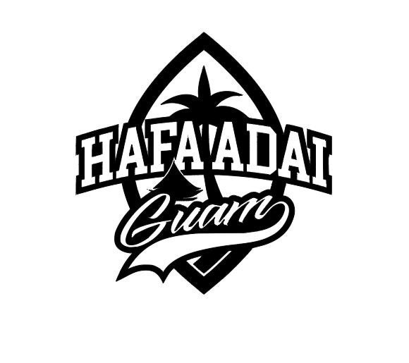 Hafa Adai Guam Vinyl Decal Sticker Choose Color Etsy
