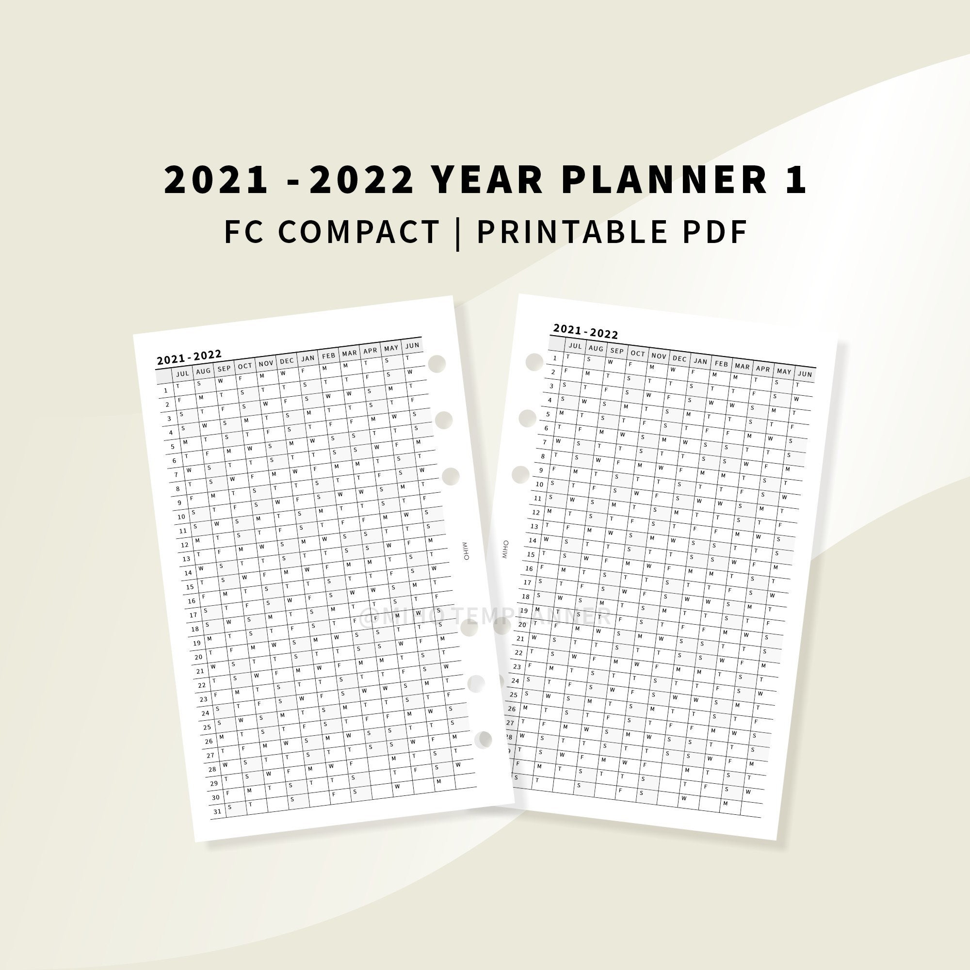FC Compact Franklin Covey Planner 20212022 Mid Yearly Etsy