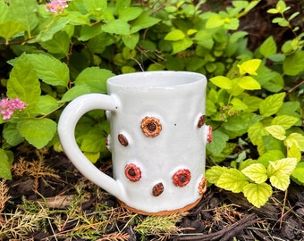 Pink & Yellow Flower Ceramic Mug