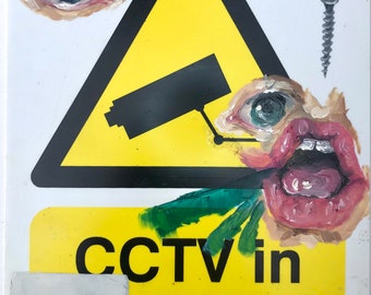 CCTV Sign Painting