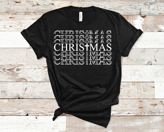Christmas Shirt Christmas Cross Shirt 