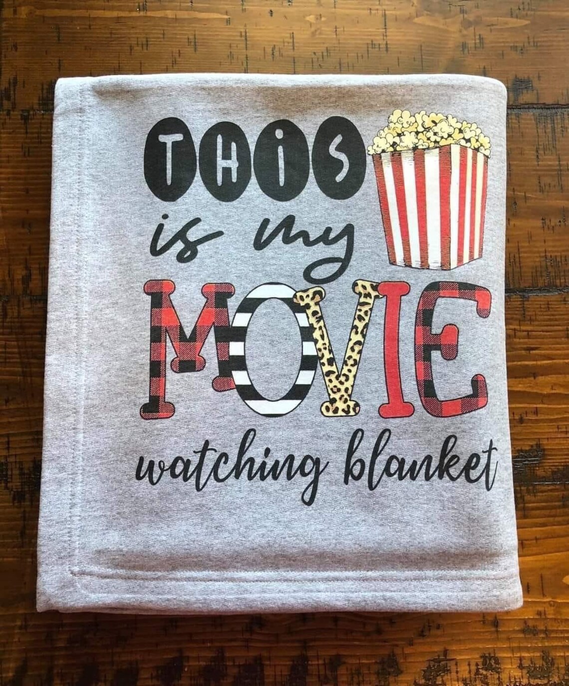 Movie Watching Blanket Throw Blanket Holiday Blanket Etsy