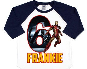 Iron Man Birthday Shirt Etsy - roblox ironman shirt