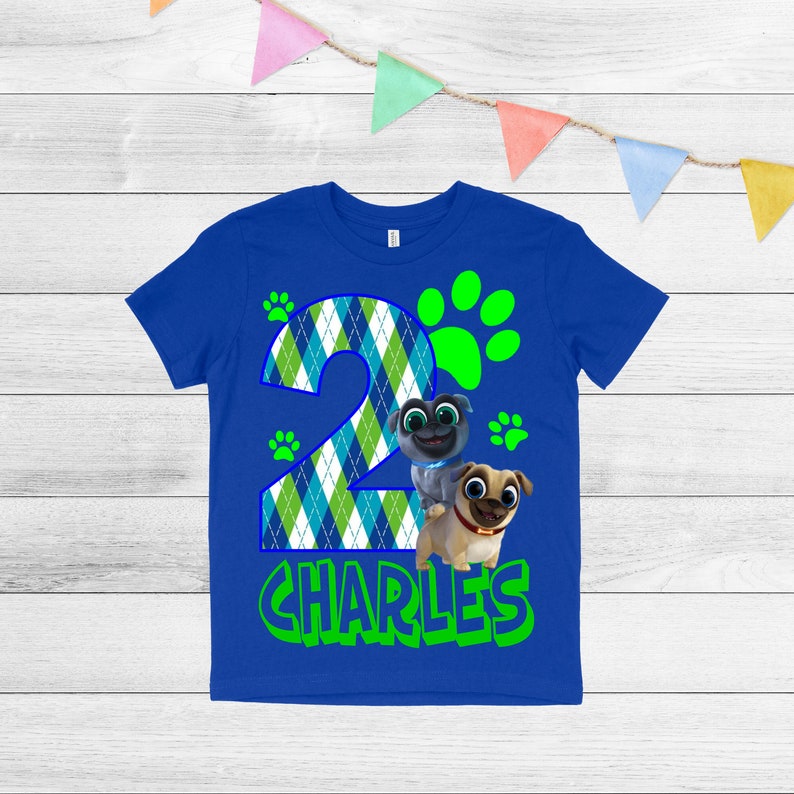 puppy dog pals birthday shirt