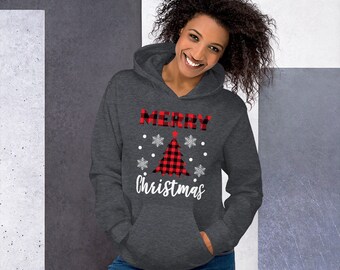 Buffalo Check Hoodie - Etsy
