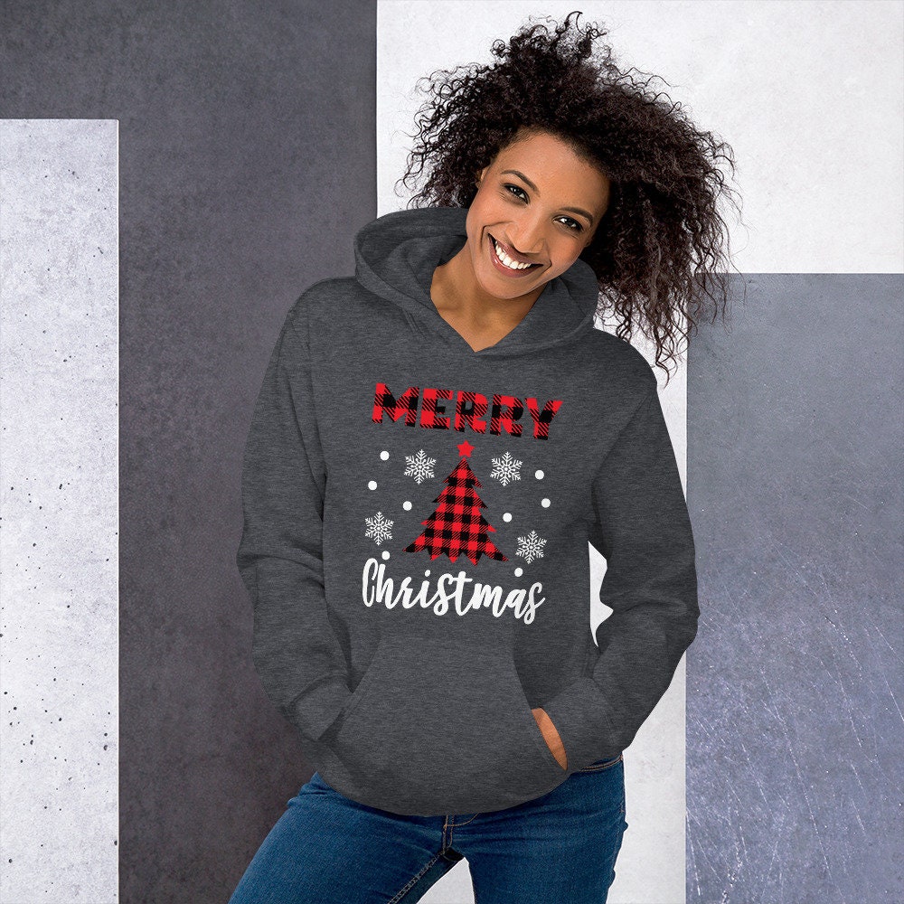 Buffalo Check Hoodie - Etsy