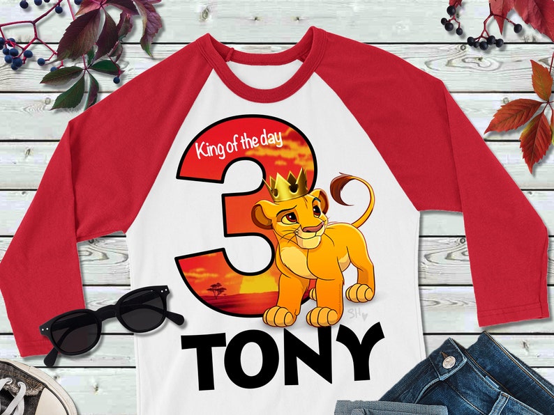 Lion King Birthday Shirt Boy's Lion King Birthday Shirt Etsy