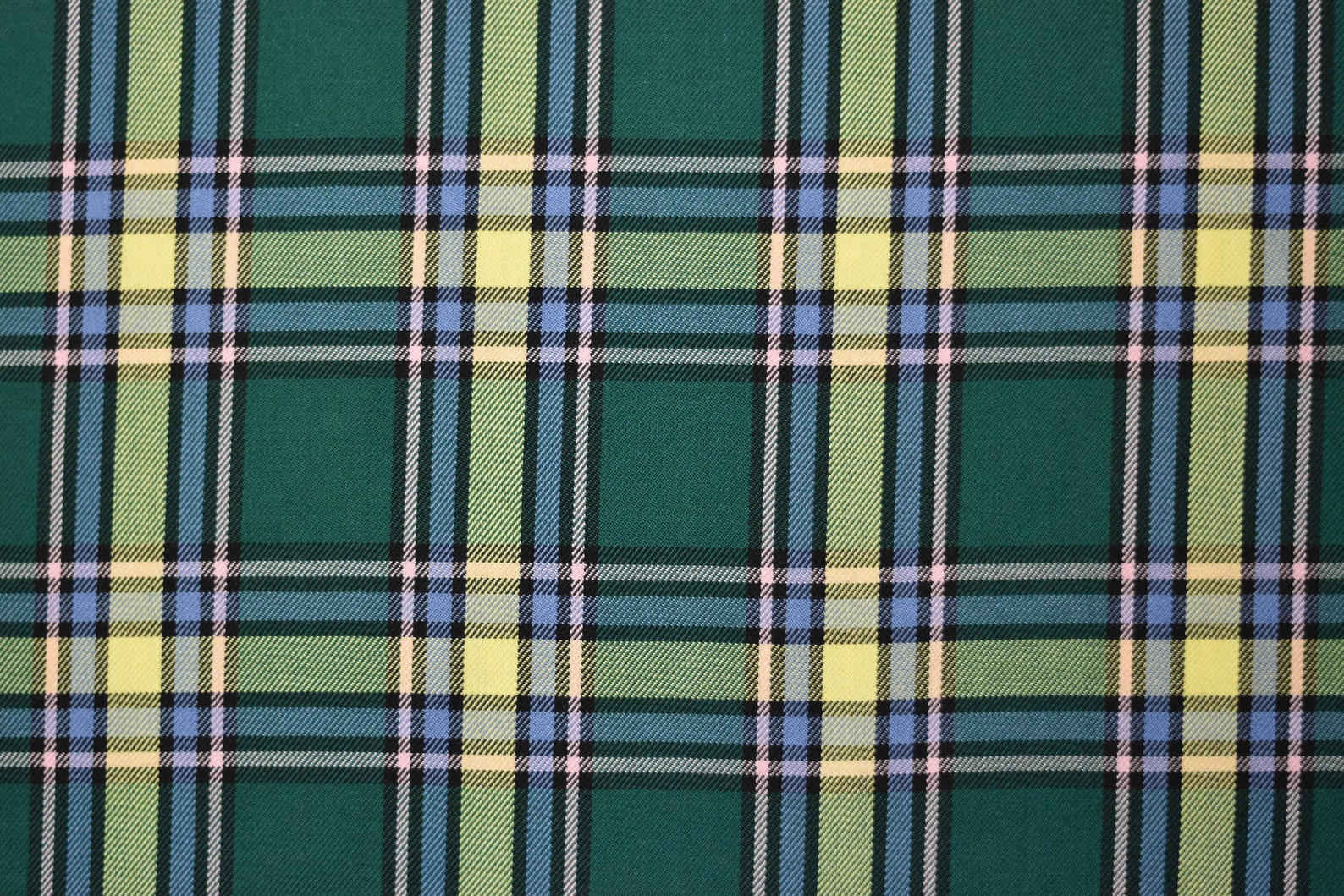 Green Tartan Fabric by the Yard / Half Yard Plaid Fabric Etsy Australia