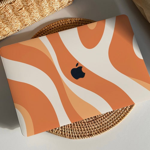 Brown Waves Macbook Case Protect Cover for Macbook Pro 14 Case Etsy