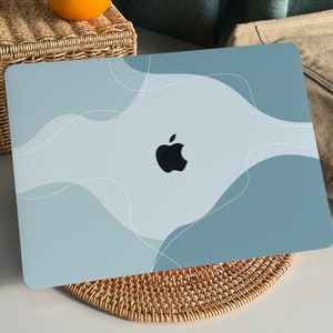 Fresh Blue Beach MacBook Case Protect Cover for Macbook Pro 14 Case Macbook Air 13 Case Pro 13 Case, Pro 15, Pro 16, Macbook Pro Case