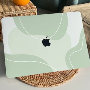 Matcha Line Art  MacBook Case Protect Cover for Macbook Pro 14 Case Macbook Air 13 Case Pro 13 Case,  Macbook Pro 15 , Pro 16, 2020 Pro Case