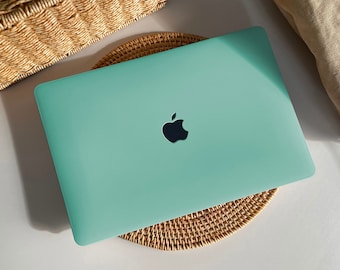 Lake Green MacBook Case Protect Cover for Macbook Pro 14 Case Macbook Air 13 Case Pro 13 Case, Pro 15, Pro 16, 2020 Macbook Pro Case