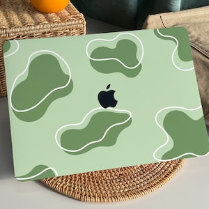 Etui ochronne Matcha Cow Pattern MacBook do etui Macbook Pro 14 Etui Macbook Air 13 Etui Pro 13, Pro 15, Pro 16, 2020 Etui na Macbooka