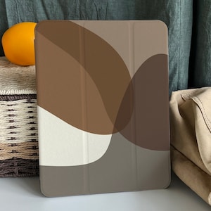 Caramel Art Magnetic Smart Case Cover iPad 9 Case, iPad Mini 6 iPad Air iPad Pro 2021 Case, iPad Air 5 Air 4 iPad Pro 11 Custom Name Gift