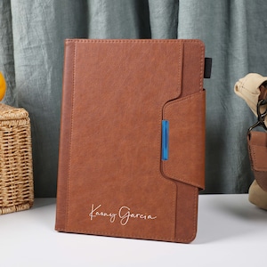 Brown Business Leather Magnetic Smart Case Cover iPad 9 Case, iPad Mini 6 iPad Air iPad Pro 2021 Case, iPad Air 5 Air 4 iPad Pro 11 Case