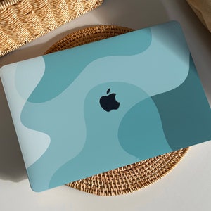 Summer Blue Waves MacBook Case Protect Cover for Macbook Pro 14 Case Macbook Air 13 Case Pro 13 Case, Pro 15, Pro 16, 2020 Macbook Pro Case