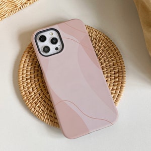 Warm Line Art iPhone Case, iPhone 15, 15 Pro, 15 Pro Max, iPhone 14 Pro Max, iPhone 14 13 12 11 Pro, iPhone XR XS Max, Phone Cover
