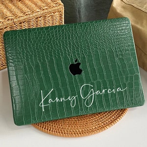 Emerald Green Embossed MacBook Case Protect Cover for Macbook Pro 14 Case Macbook Air 13 Case Pro 13 Case, Pro 15, Pro 16, Macbook Pro Case