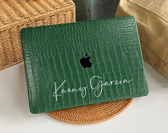 Emerald Green Embossed MacBook Case Protect Cover for Macbook Pro 14 Case Macbook Air 13 Case Pro 13 Case, Pro 15, Pro 16, Macbook Pro Case