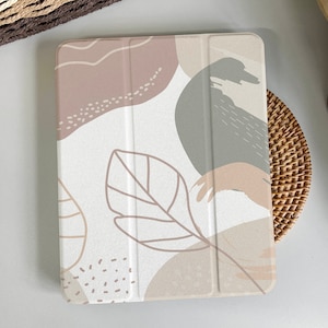 Funda inteligente magnética con dibujo de hojas de arce para iPad 9, iPad Mini 6, iPad Air, iPad Pro 2021, iPad Air 5, Air 4, iPad Pro 11