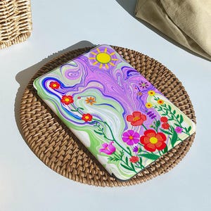 Dreamy Garden Personalised Kindle Case for Kindle Paperwhite 5, Custom Name Folio Case for Paperwhite 2022, 11th Gen Kindle Cover