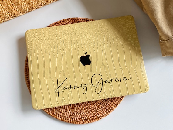 Daisy Yellow Embossed MacBook Case Protect Cover for MacBook Pro
