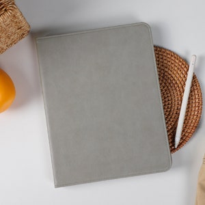 Coque intelligente magnétique en cuir grise pour iPad 9, iPad Mini 6, iPad Air, iPad Pro 2021, iPad Air 5 Air 4, étui pour iPad Pro 11