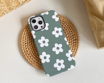 Nahtlose Blumen iPhone Hülle, iPhone 17, 17 Pro, 17 Pro Max, iPhone 14 Pro Max, iPhone 16 14 13 12 Pro, iPhone XR XS Max
