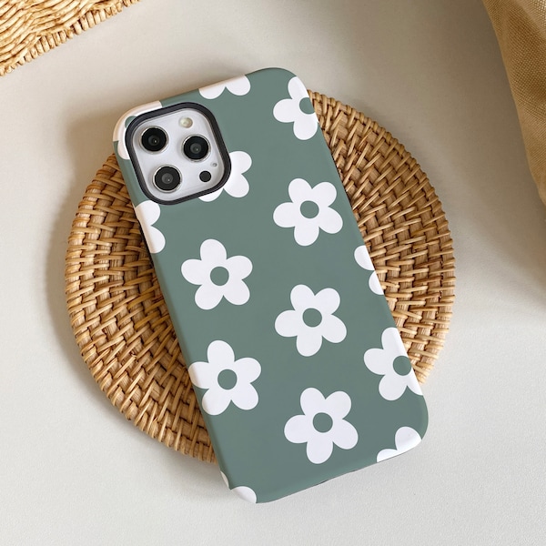 Seamless Little Flowers iPhone Case, iPhone 15, 15 Pro, 15 Pro Max, iPhone 14 Pro Max, iPhone 14 13 12 11 Pro, iPhone XR XS Max, Phone Cover