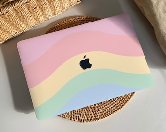 MacBook Pro Cover Colorful Bright Rainbow Cartoon Plastic Hard Shell Compatible Mac Air 11 Pro 13 15 Accessories for MacBook Pro Protection for MacBook 2016-2019 Version
