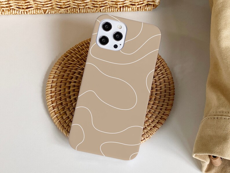 Coffee Line Aesthetics Iphone Case Iphone 13 13 Pro / 13 Pro Etsy