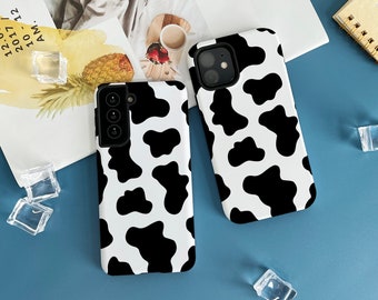 Cow Print Kawaii iPhone Case, iPhone 15, 15 Pro, 15 Pro Max, iPhone 14 Pro Max, iPhone 14 13 12 11 Pro, iPhone XR XS Max, Phone Cover