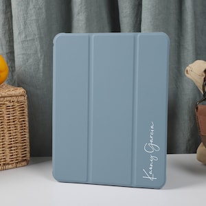 Pure Blue Magnetic Smart Case Cover iPad 9 Case, iPad Mini 6 iPad Air iPad Pro 2021 Case, iPad Air 5 Air 4 iPad Pro 11 Case