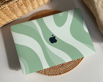 Green River Stripes MacBook Case Protect Cover for Macbook Pro 14 Case Macbook Air 13 Case Pro 13 Case,  Macbook Pro 15 , Pro 16 Case