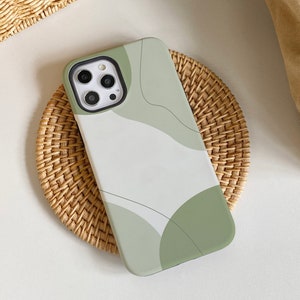 Gradient Green Lines iPhone Case, iPhone 15, 15 Pro, 15 Pro Max, iPhone 14 Pro Max, iPhone 14 13 12 11 Pro, iPhone XR XS Max, Phone Cover