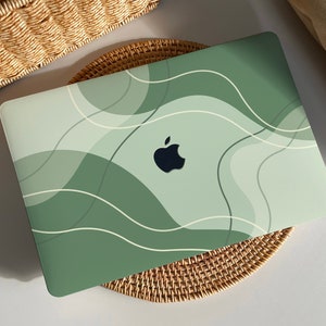 Trendy Seamless Military Green MacBook Case Protect Cover for Macbook Pro 14 Case Macbook Air 13 Case Pro 13 Case, Pro 15 Case, Pro 16 Case