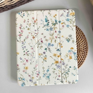 Tiny Botanica Magnetic Smart Case Cover iPad 9 Case, iPad Mini 6 iPad Air iPad Pro 2021 Case, iPad Air 5 Air 4 iPad Pro 11 Case