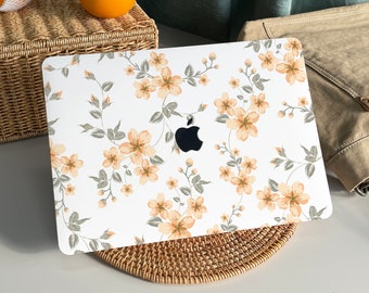 Peach Blossom MacBook Case Protect Cover for Macbook Pro 14 Case Macbook Air 13 Case Pro 13 Case, Pro 15, Pro 16, Macbook Pro Case