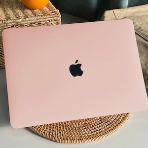 Pale Pink MacBook Case Protect Cover for Macbook Pro 14 Case Macbook Air 13 Case Pro 13 Case, Pro 15, Pro 16, 2020 Macbook Pro Case