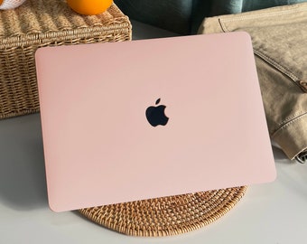 Pale Pink MacBook Case Protect Cover for Macbook Pro 14 Case Macbook Air 13 Case Pro 13 Case, Pro 15, Pro 16, 2020 Macbook Pro Case