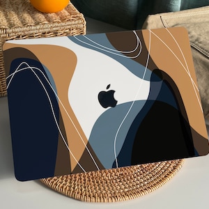 Morandi Trendy Abstract MacBook Case Protect Cover for Macbook Pro 14 Case Macbook Air 13 Case Pro 13 Case, Pro 15, Pro 16, 2020 MacbookCase