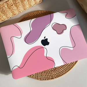 Abstract Cow Pattern MacBook Case Protect Cover for Macbook Pro 14 Case Macbook Air 13 Case Pro 13 Case, Pro 15, Pro 16, 2020 Mac Pro Case