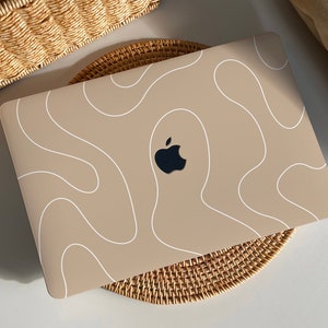 Coffee Line Aesthetics MacBook Case Protect Cover for Macbook Pro 14 Case Macbook Air 13 Case Pro 13 Case, Macbook Pro 15, Pro 16 Case